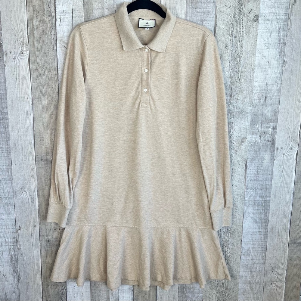 Tuckernuck Sandstone Long Sleeve Pique May Polo Dress Size Medium
Modern Cotton - Picture 7 of 12